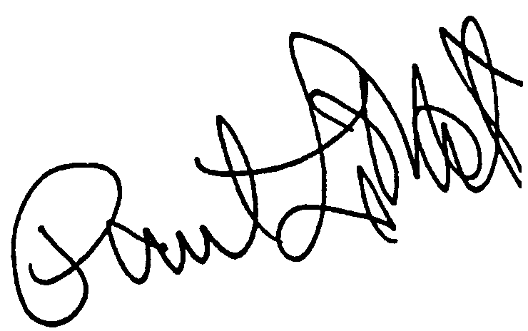 Paul LeMatt autograph facsimile