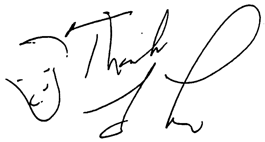 Jay Leno autograph facsimile