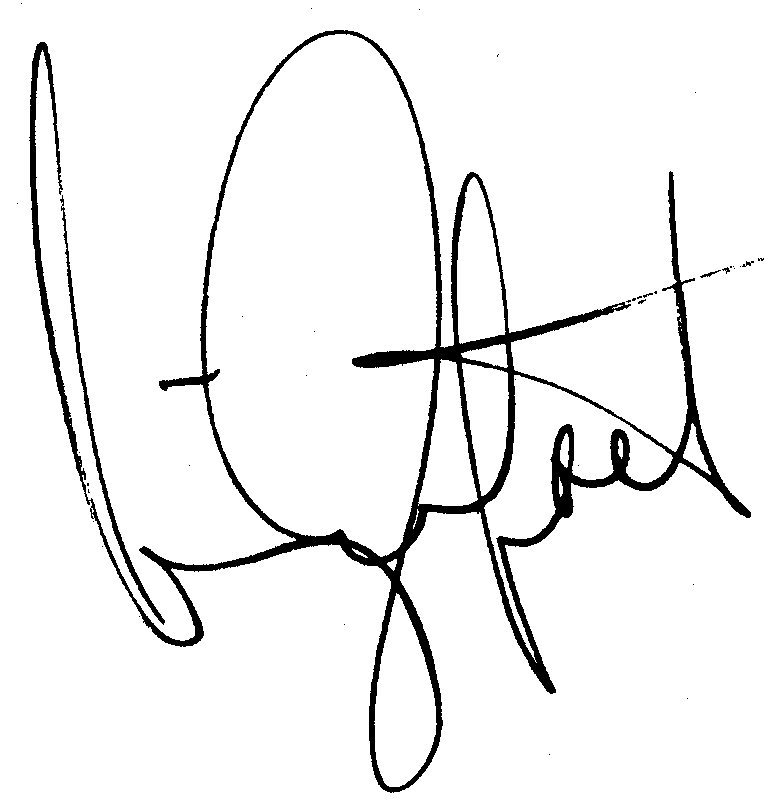 Gordon Lightfoot autograph facsimile