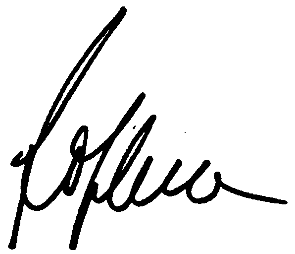 Sophia Loren autograph facsimile