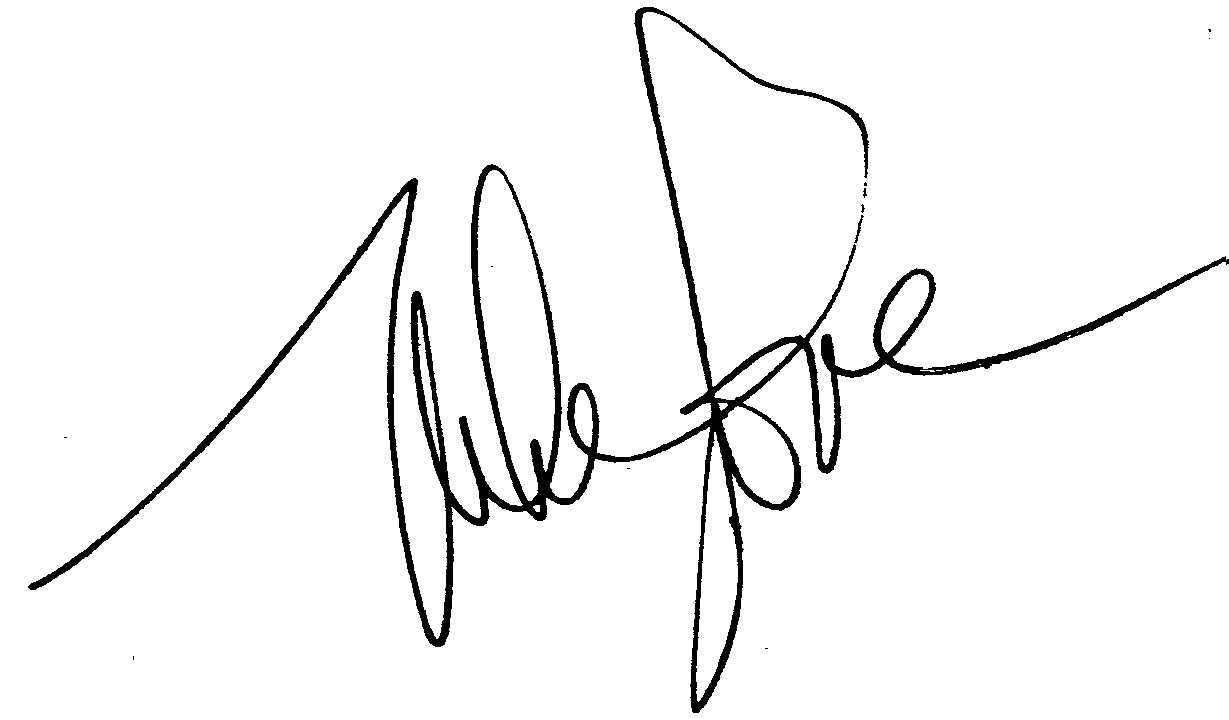 Mike Love autograph facsimile