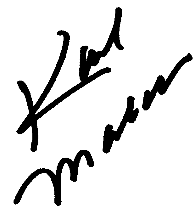 Karl Malden autograph facsimile