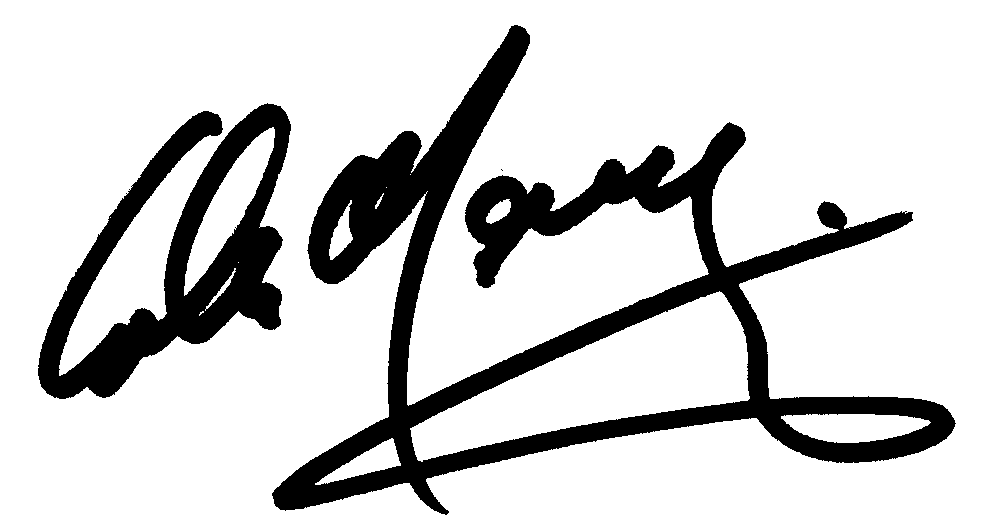 Colm Meany autograph facsimile
