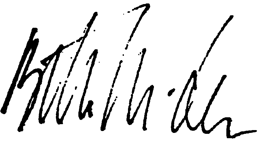Bette Midler autograph facsimile