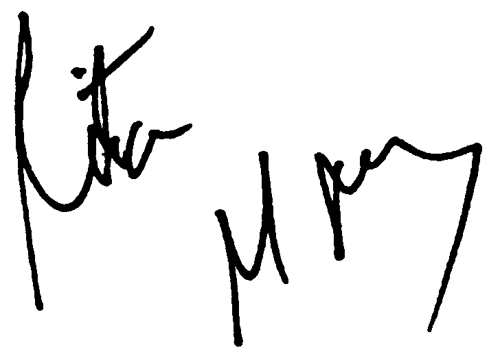Rita Moreno autograph facsimile