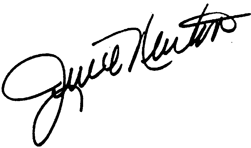 Juice Newton autograph facsimile