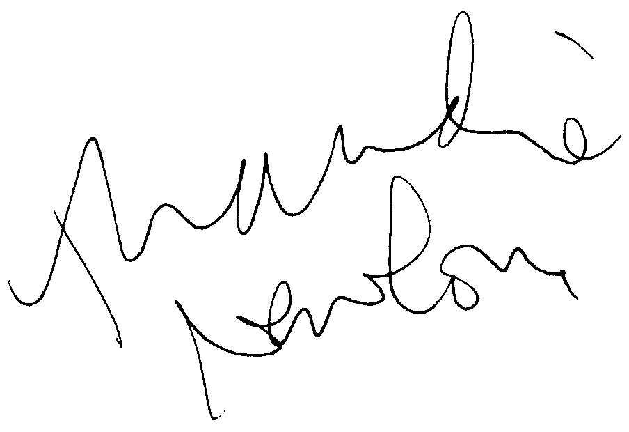 Thandie Newton autograph facsimile