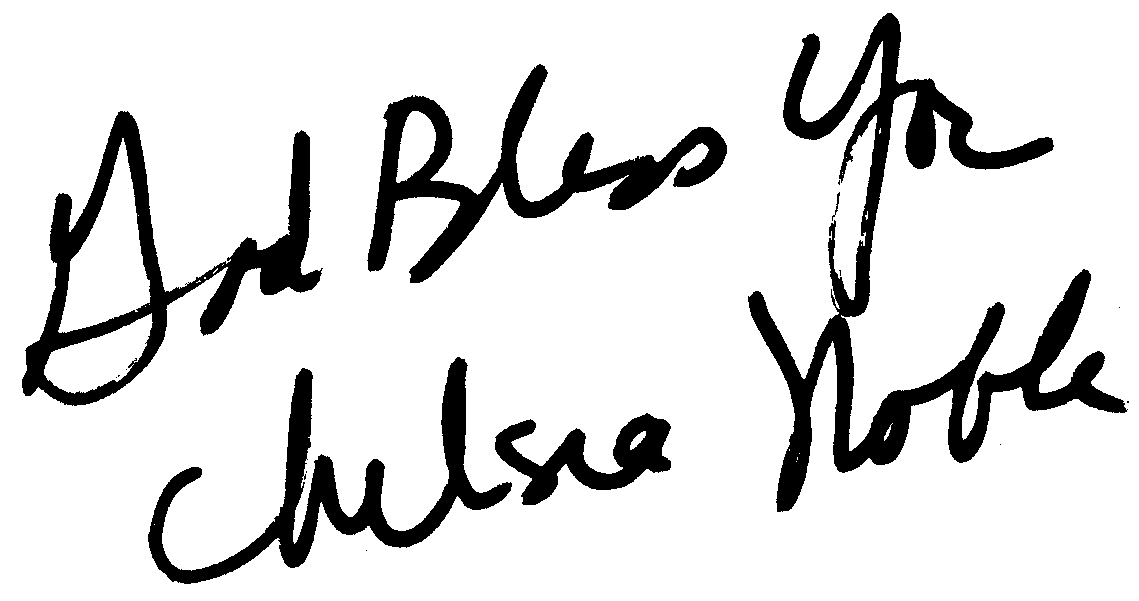 Chelsea Noble autograph facsimile