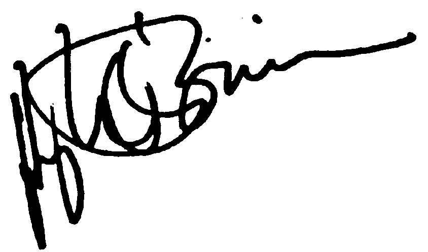 Hugh O'Brien autograph facsimile