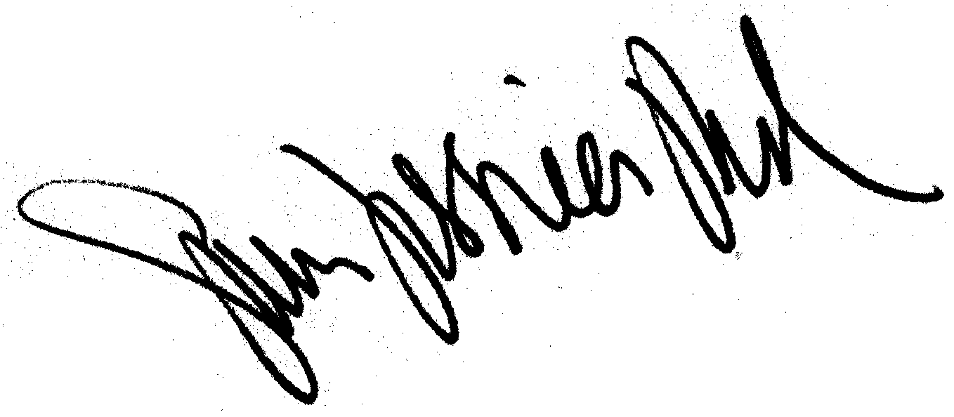 Sarah Jessica Parker autograph facsimile