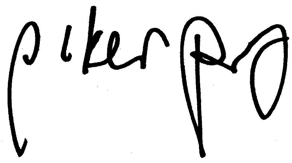 Parker Posey autograph facsimile
