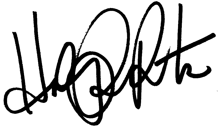 Holly Robinson autograph facsimile