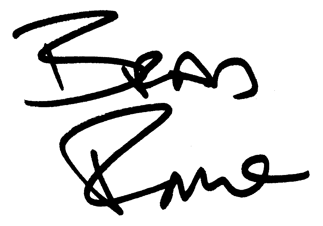 Brad Rowe autograph facsimile