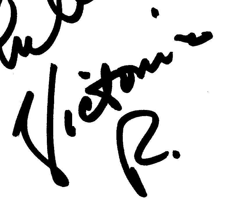 Victoria Rowell autograph facsimile