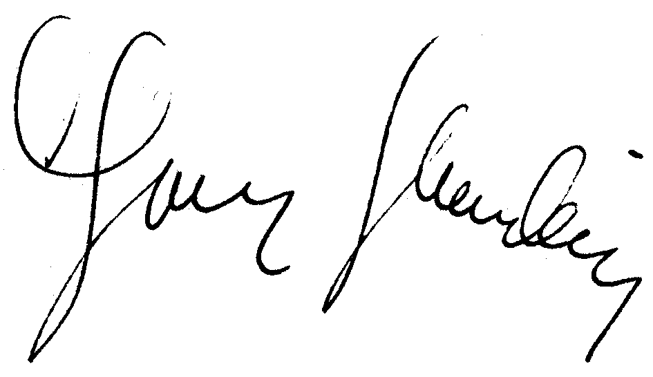 Gary Shandling autograph facsimile