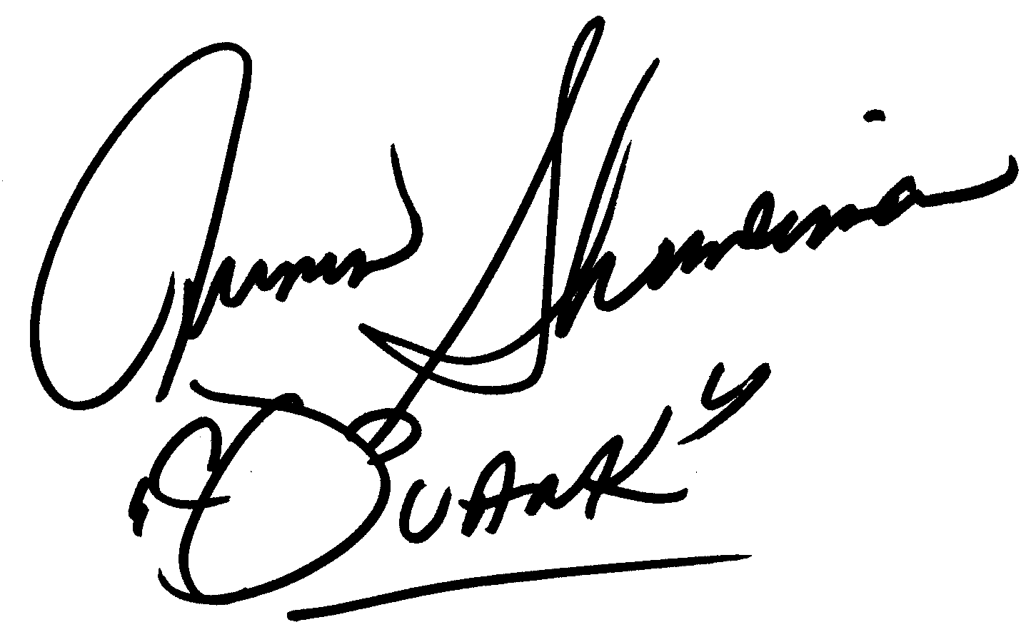 Armin Shimerman autograph facsimile