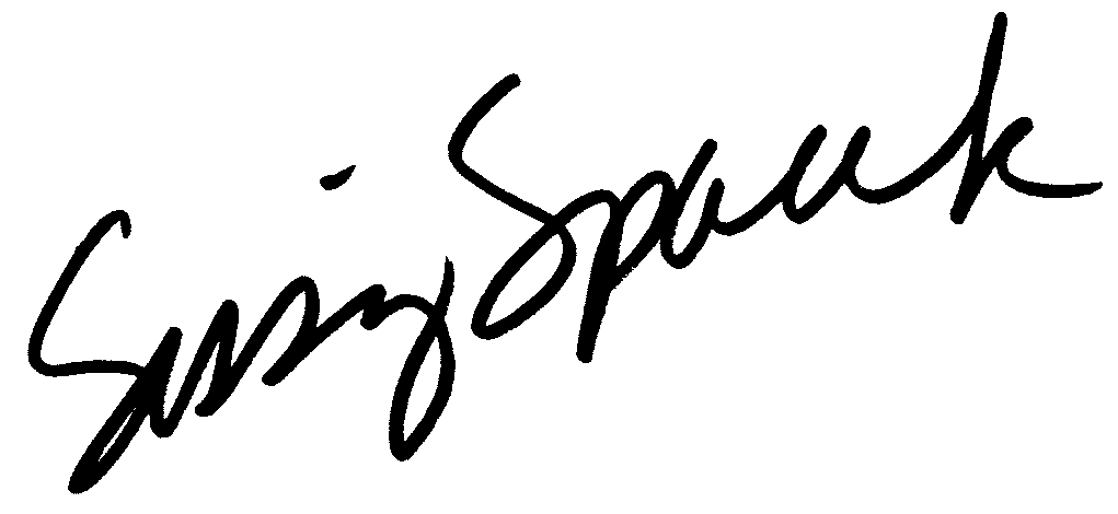 Sissy Spacek autograph facsimile