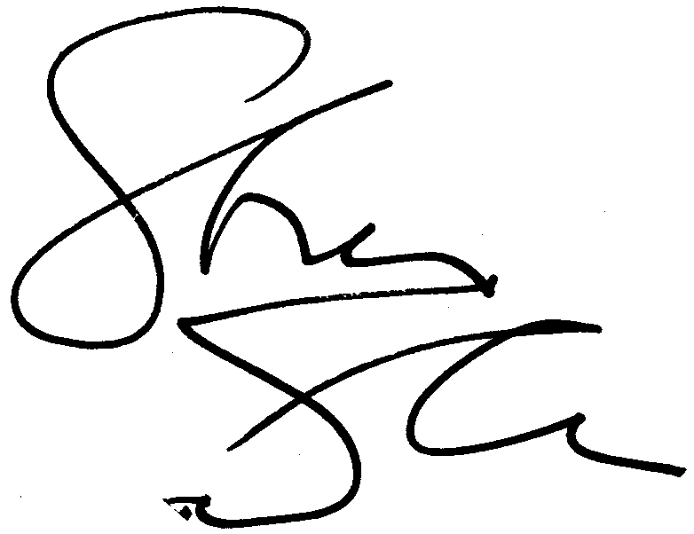 Sharon Stone autograph facsimile