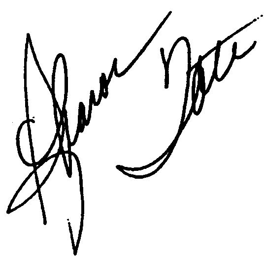 Sharon Tate autograph facsimile