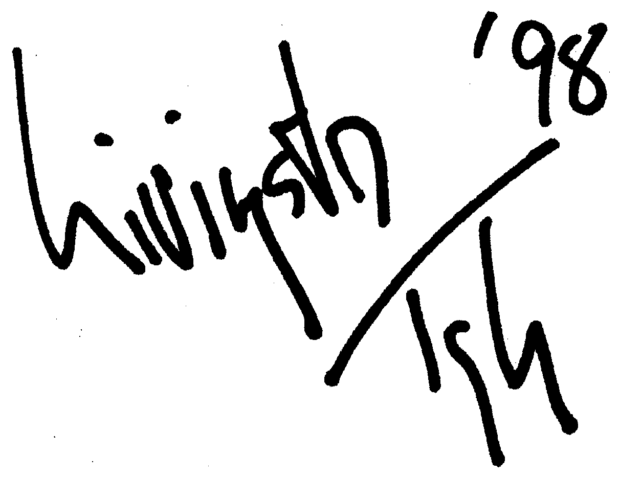 Livingston Taylor autograph facsimile