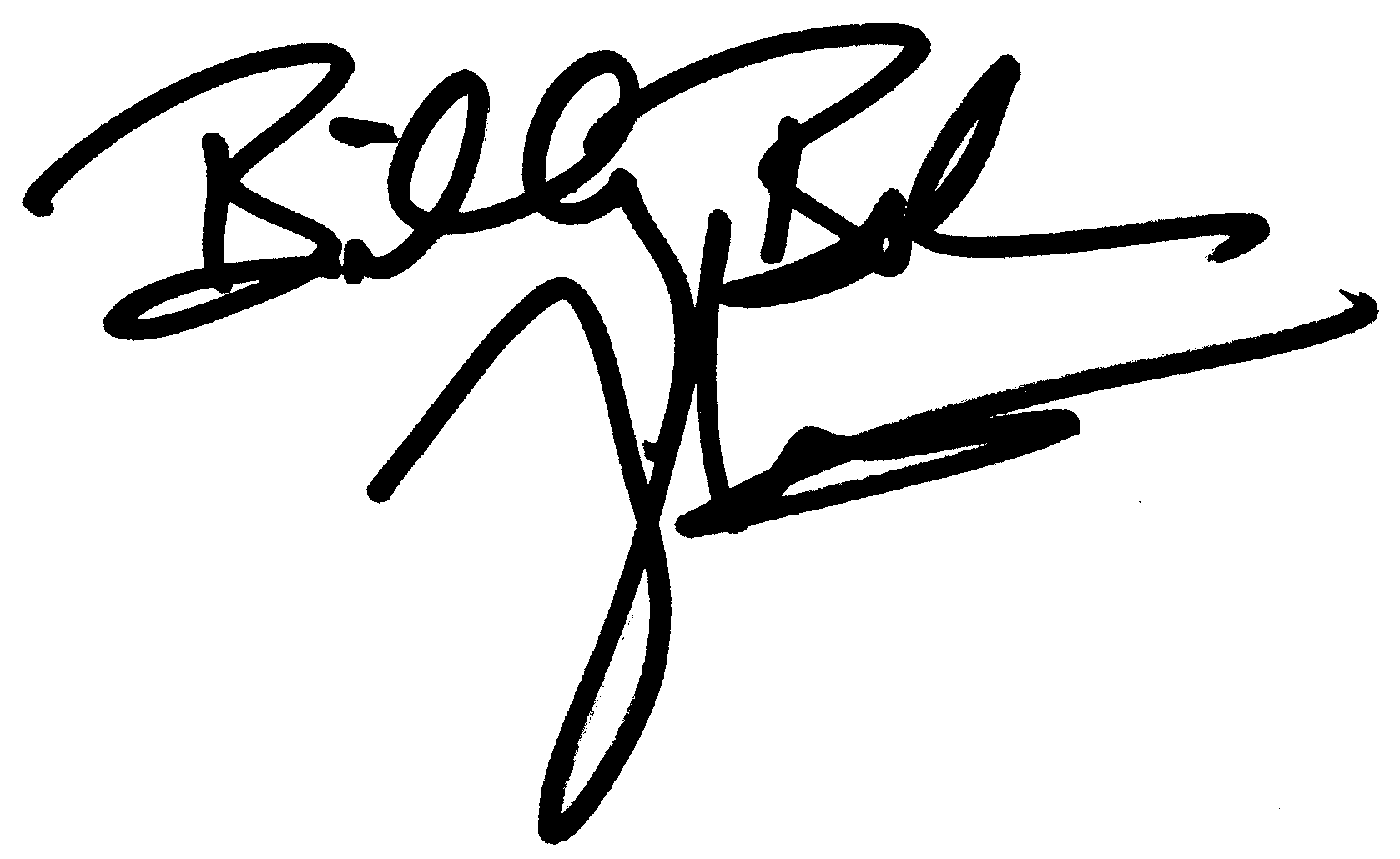 Billy Bob Thornton autograph facsimile