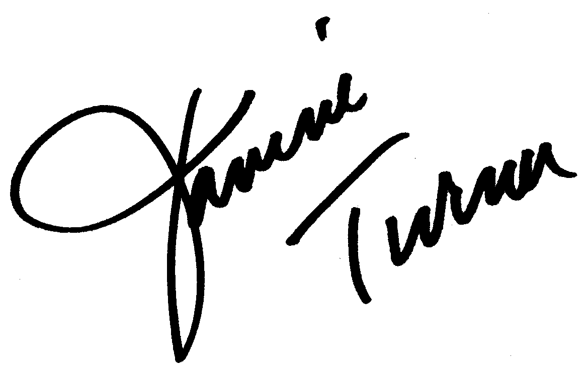Janine Turner autograph facsimile