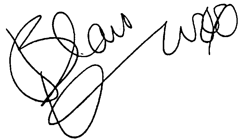 Blair Underwood autograph facsimile