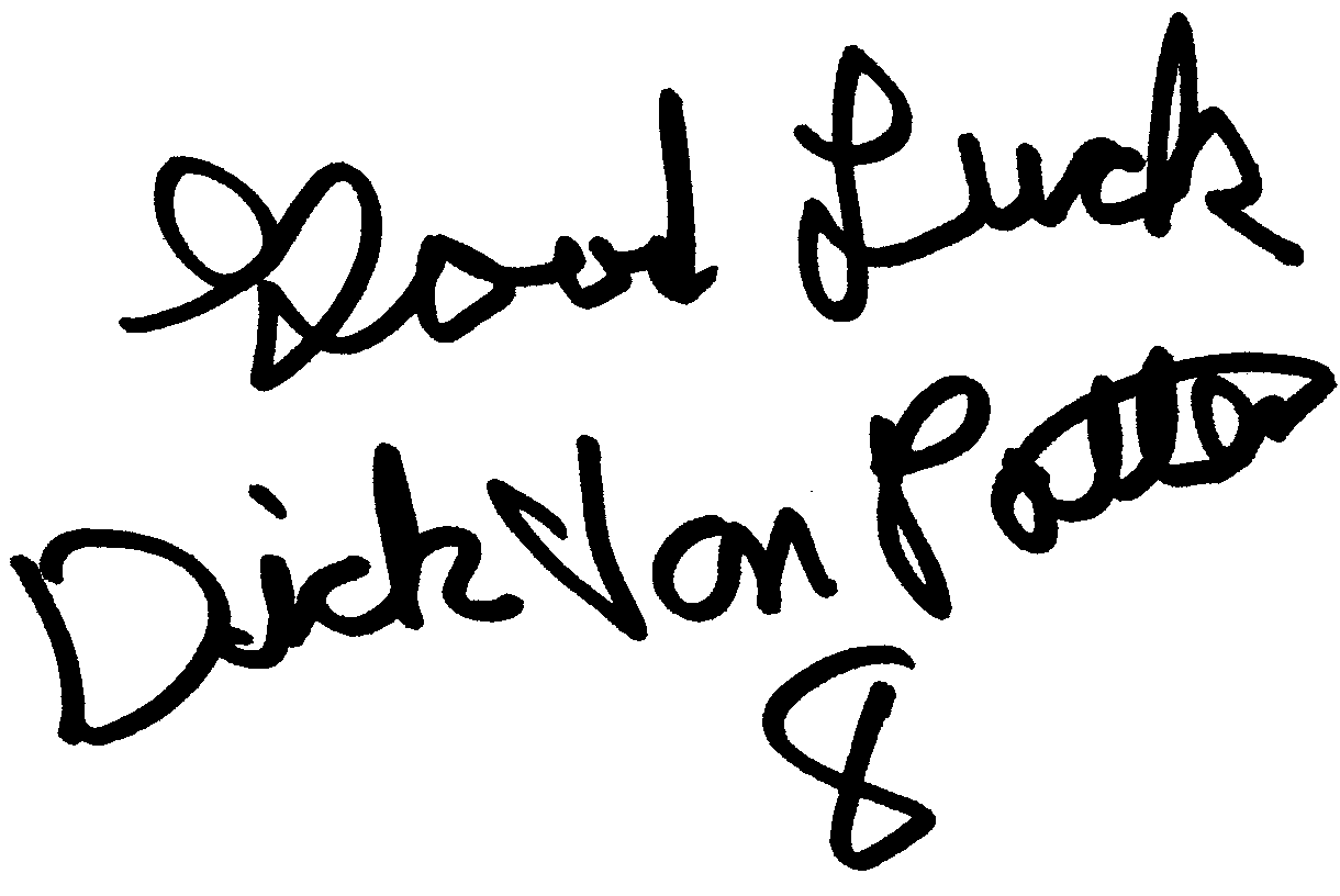 Dick Van Patten autograph facsimile