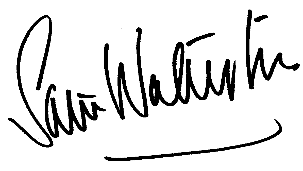 Sam Waterston autograph facsimile
