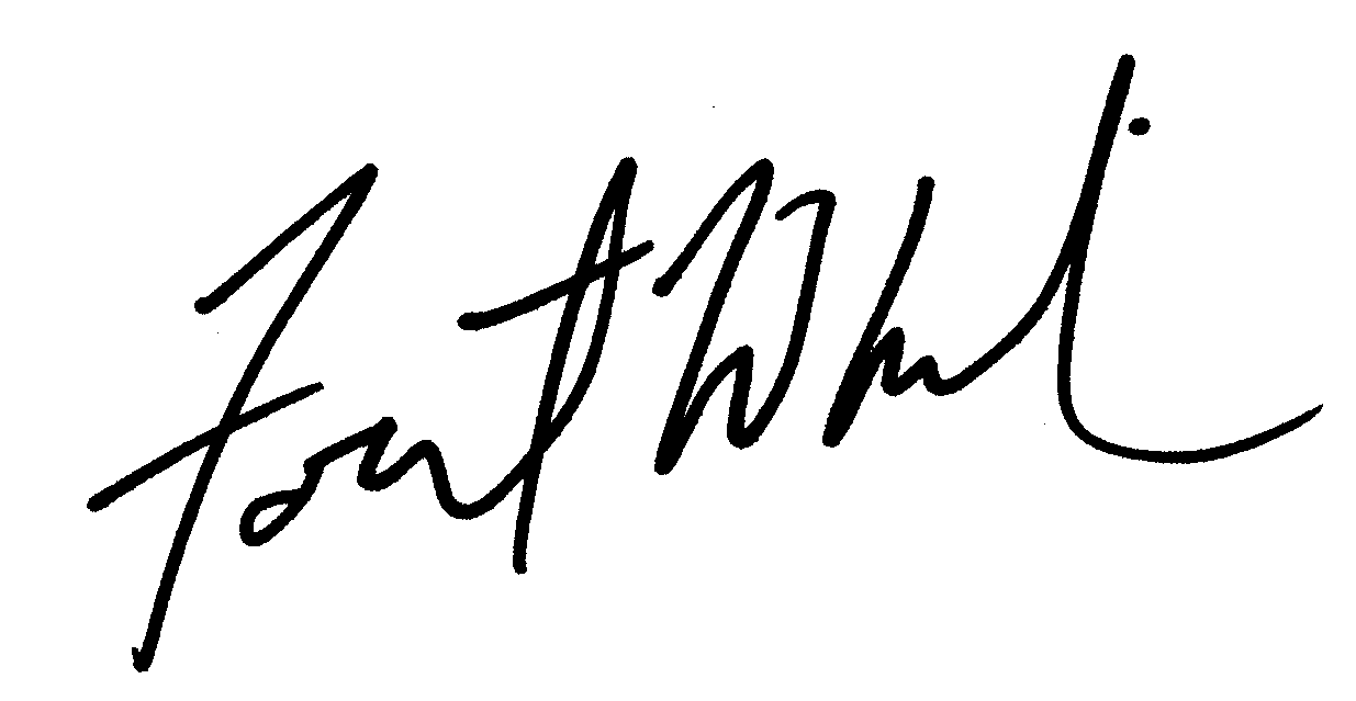 Forest Whitaker autograph facsimile