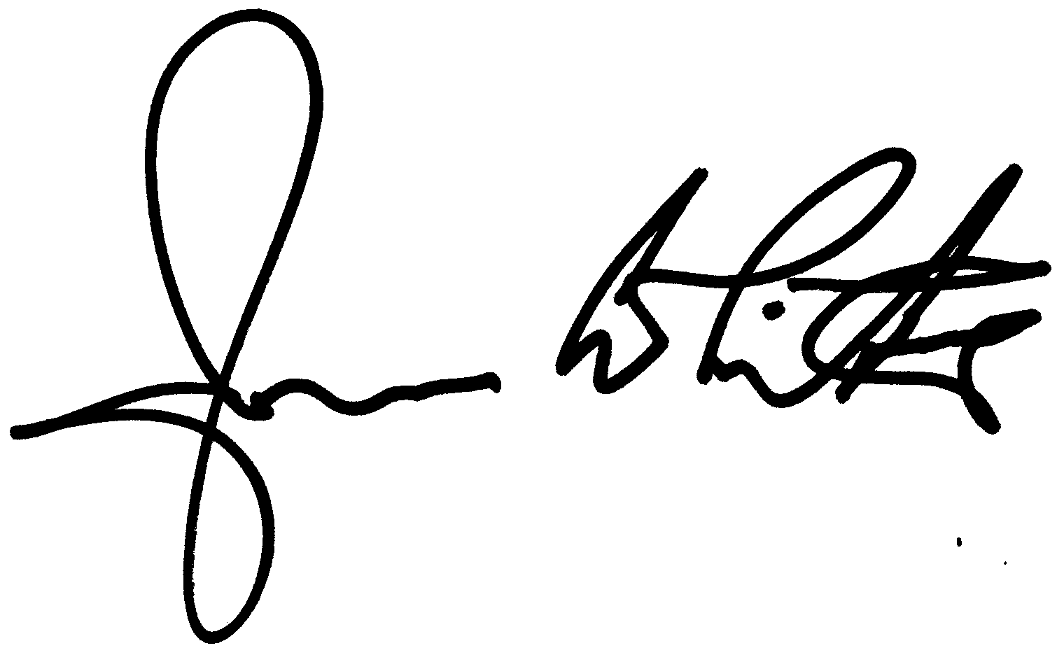 James Whitmore autograph facsimile