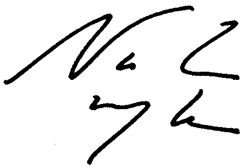 Noah Wyle autograph facsimile