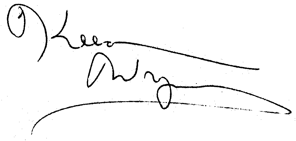 Keenan Wynn autograph facsimile