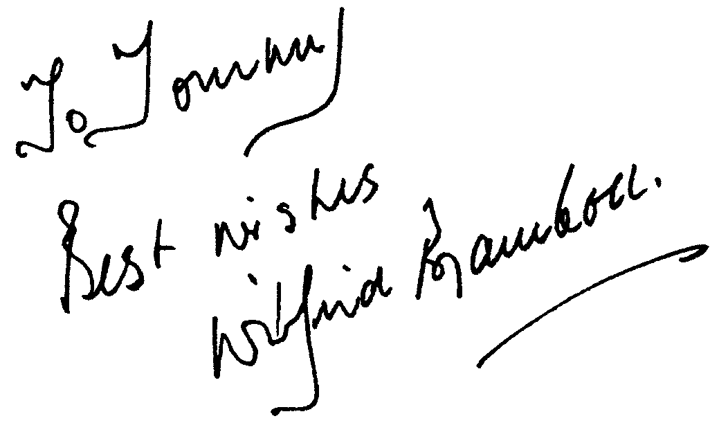 Wilfrid Brambell autograph facsimile