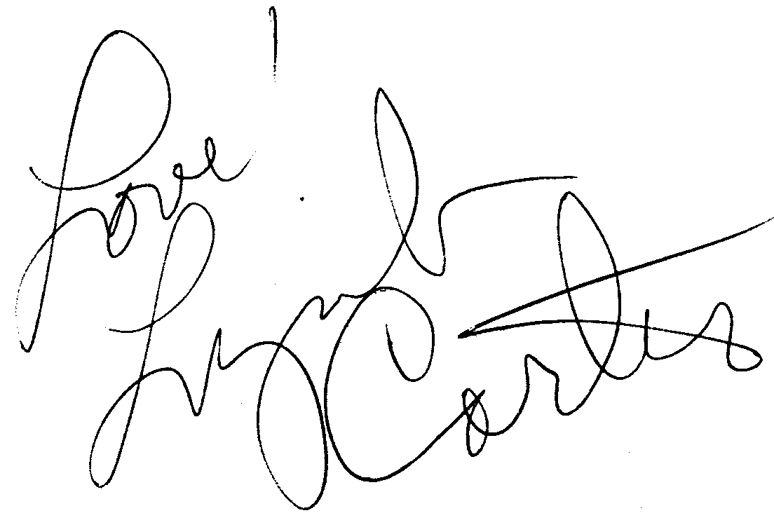 Lynda Carter autograph facsimile