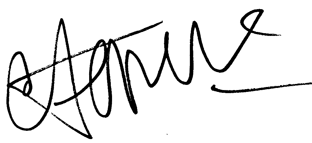 Catherine Deneuve autograph facsimile