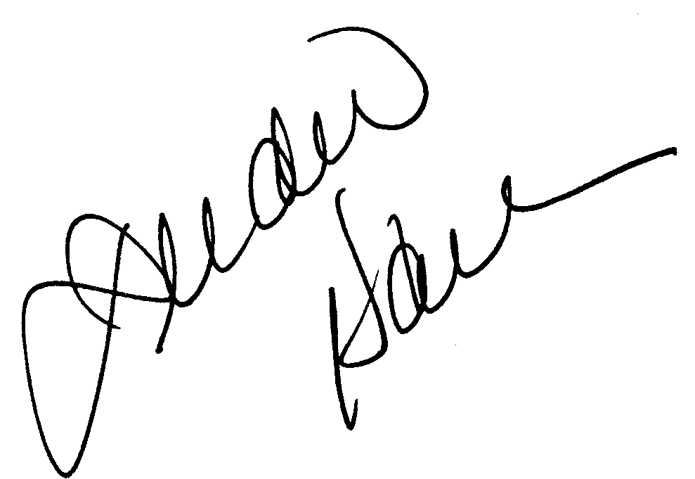 Deidre Hall autograph facsimile