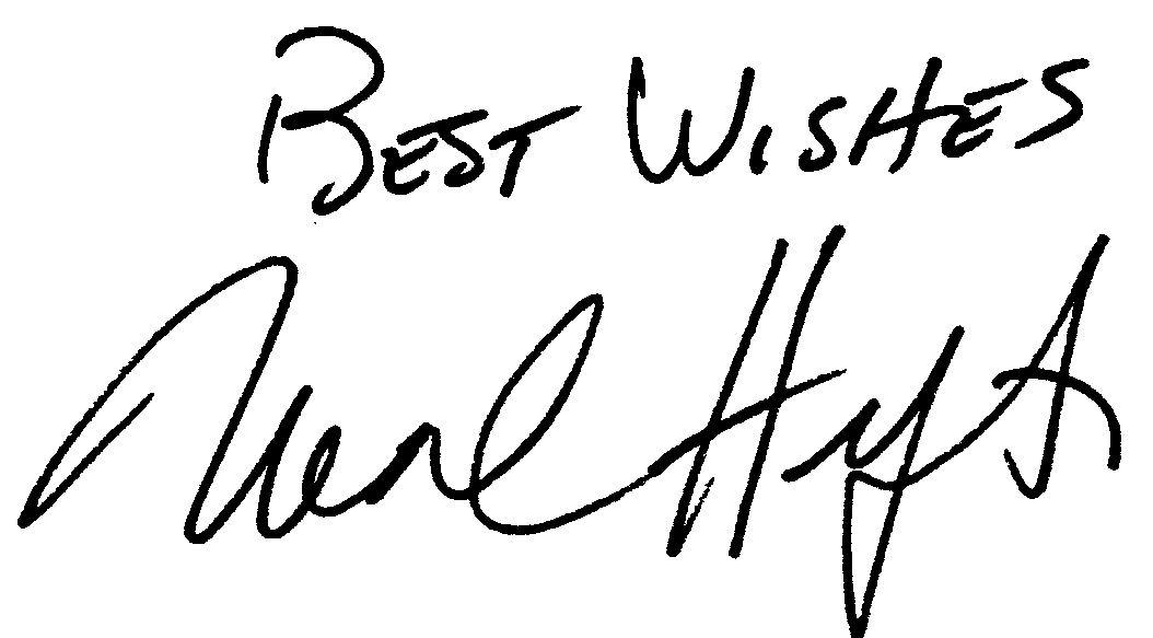 Neal Hefty autograph facsimile