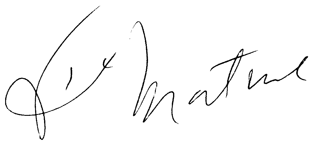 Victor Mature autograph facsimile