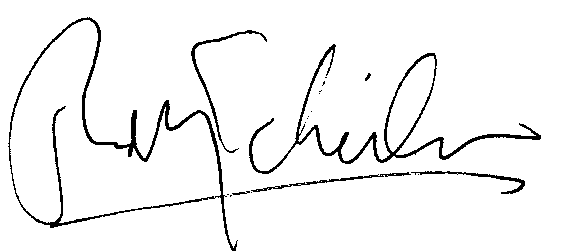 Roy Scheider autograph facsimile