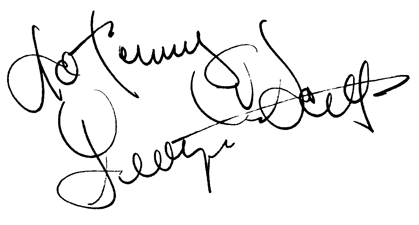 George C. Scott autograph facsimile