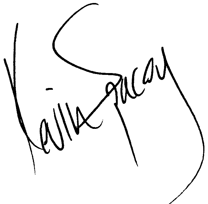 Kevin Spacey autograph facsimile