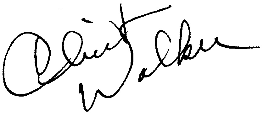 Clint Walker autograph facsimile