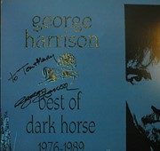 George Harrison autograph example