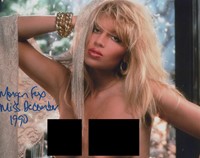 Morgan Fox autograph