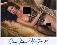 Carrie Stevens autograph