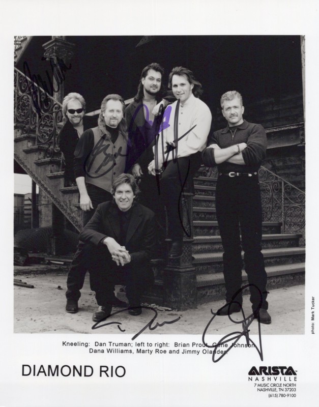 Diamond Rio autographed 8x10 Photo, item 0001412818