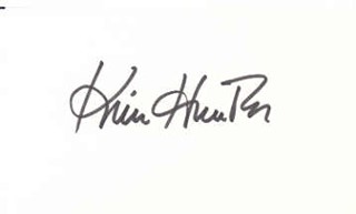 Kim Hunter autograph