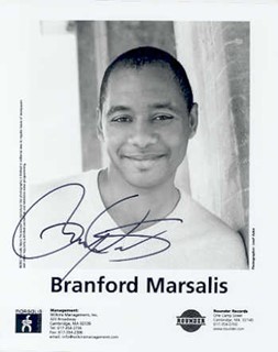 Branford Marsalis autograph