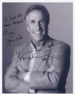 Henry Winkler autograph